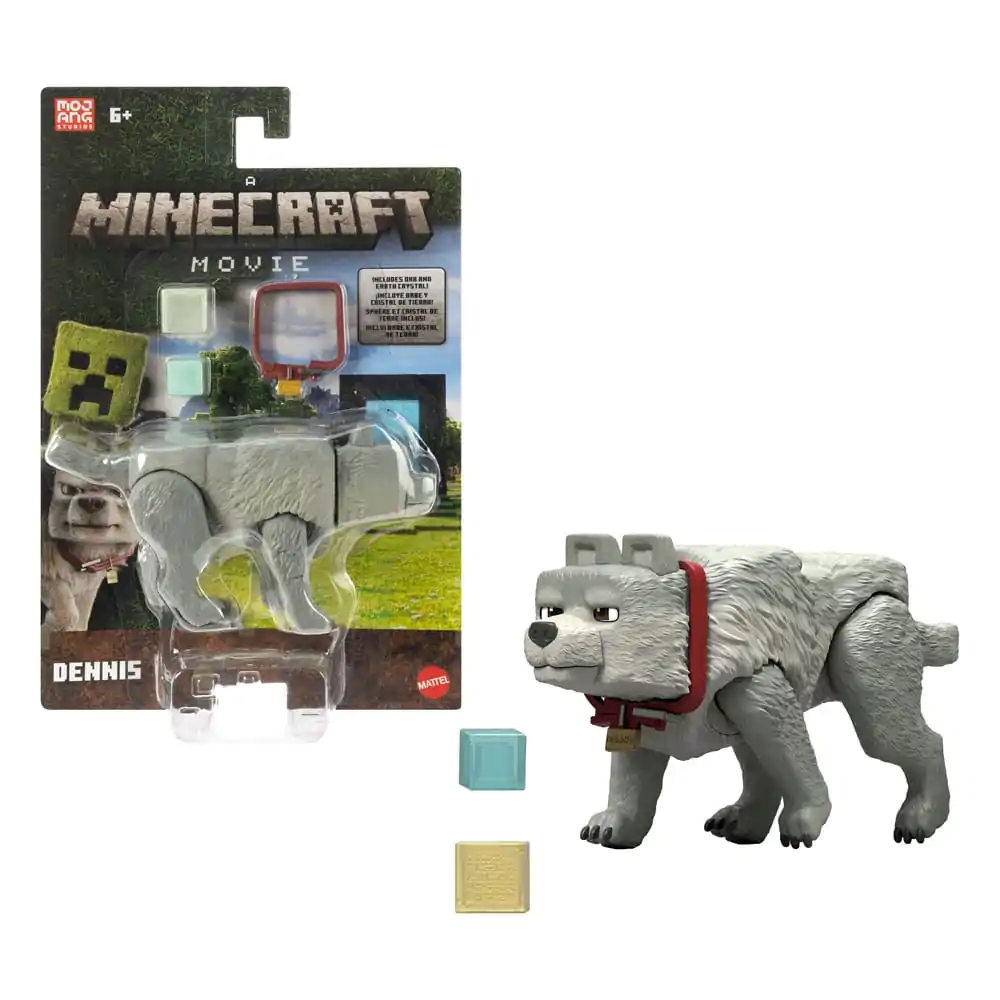 Minecraft Movie akční figurka Dennis the Wolf 10 cm fotografii produktu