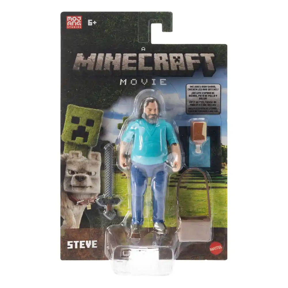 Minecraft Movie akční figurka Steve 10 cm fotografii produktu