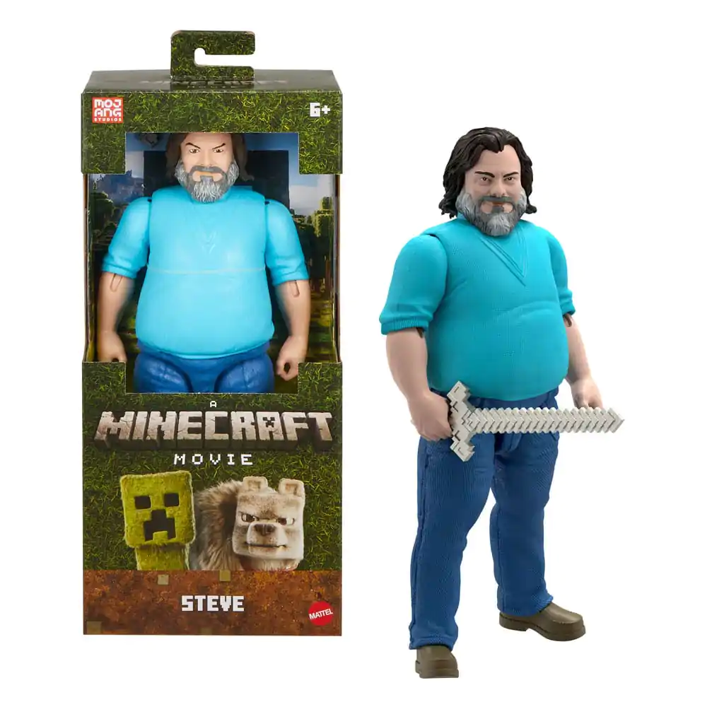 Minecraft Movie Akční figurka Large Steve 30 cm fotografii produktu