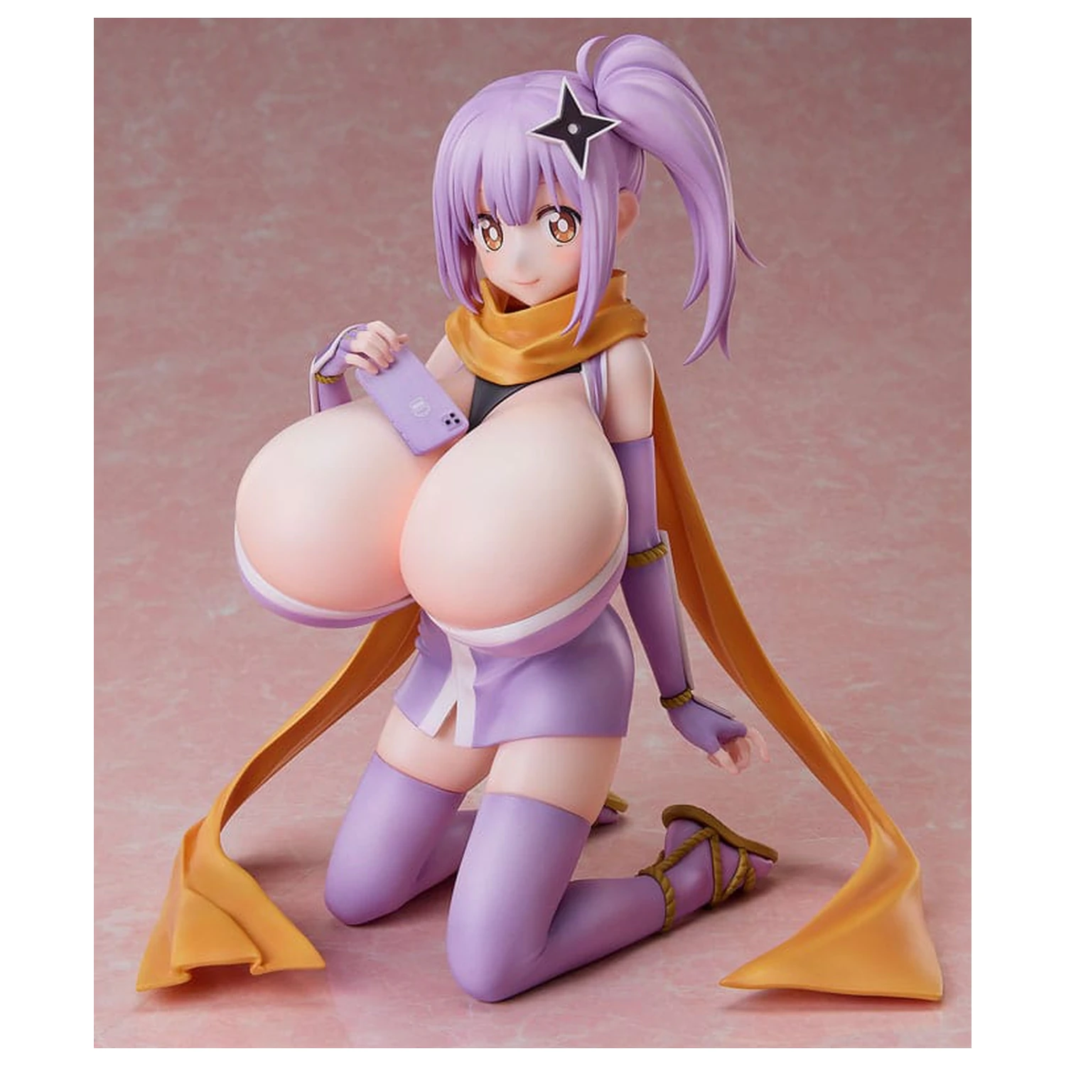 A Ninja a Assassin pod jednou střechou služebná PVC socha 1/4 Diecut Sticker Satoko Kusagakure Huge-Breasted Ver. 23 cm fotografii produktu