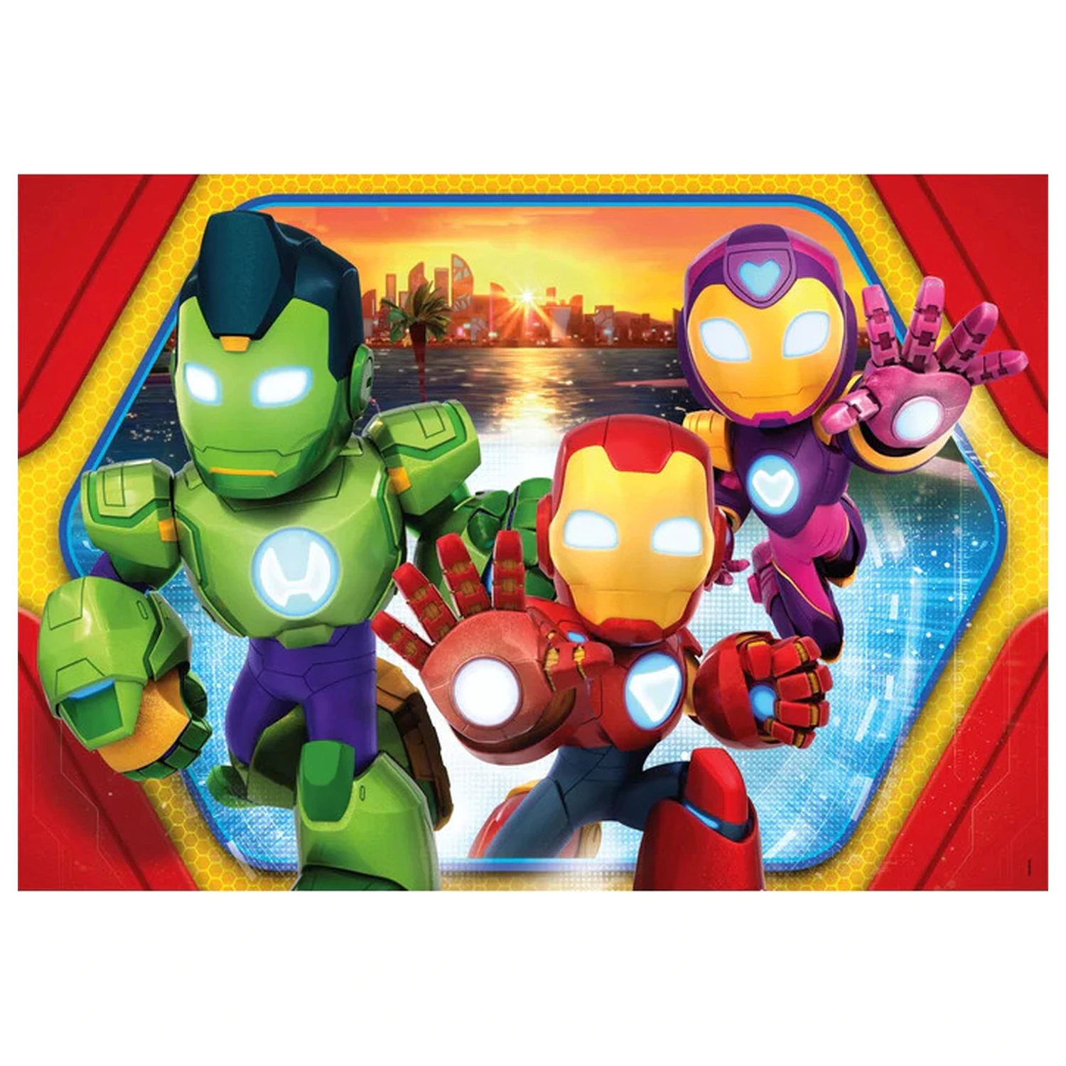 Iron Man and the Hero Squad 24dílné maxi puzzle fotografii produktu