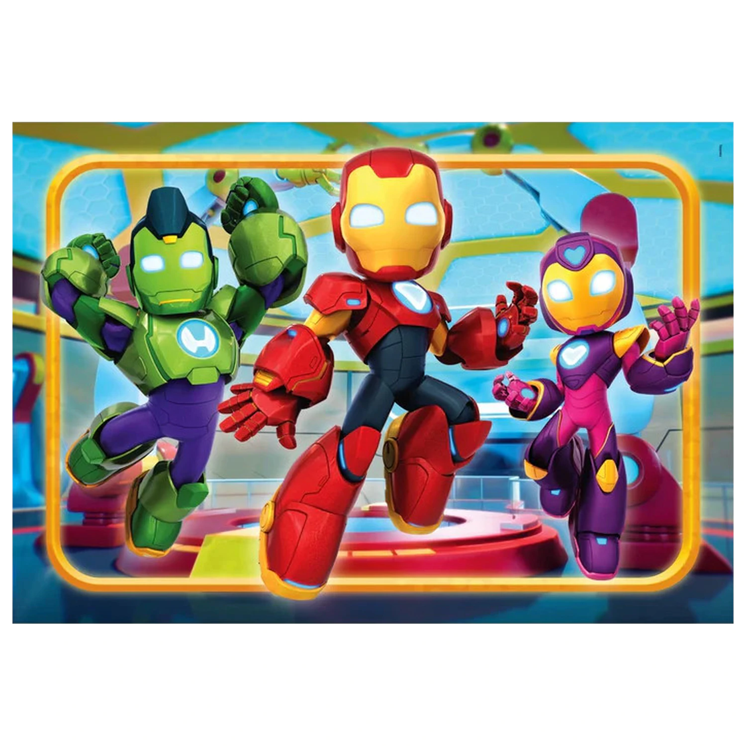 Iron Man a Jeho Super Team Trio 30dílné puzzle fotografii produktu