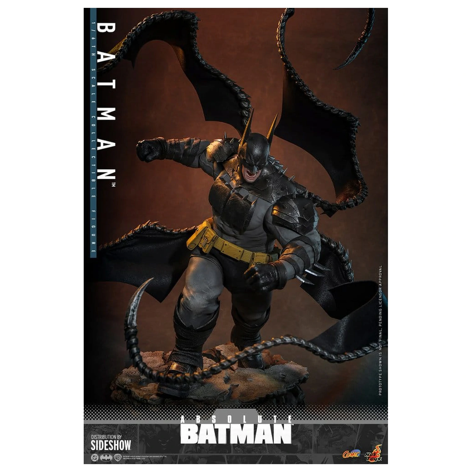 Absolute Batman komiksová akční figurka 1/6 Batman 37 cm fotografii produktu
