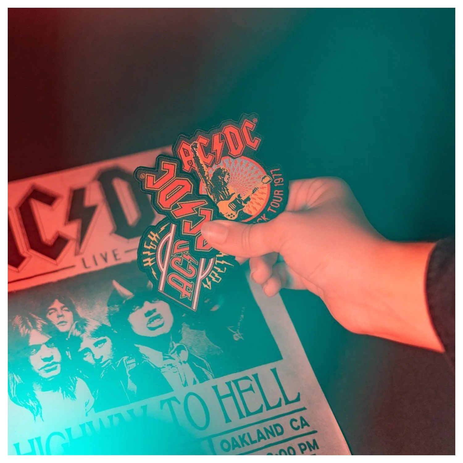 AC/DC sada 3 nášivek fotografii produktu