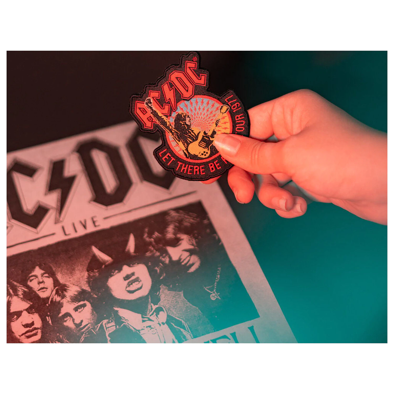 AC/DC sada 3 nášivek fotografii produktu