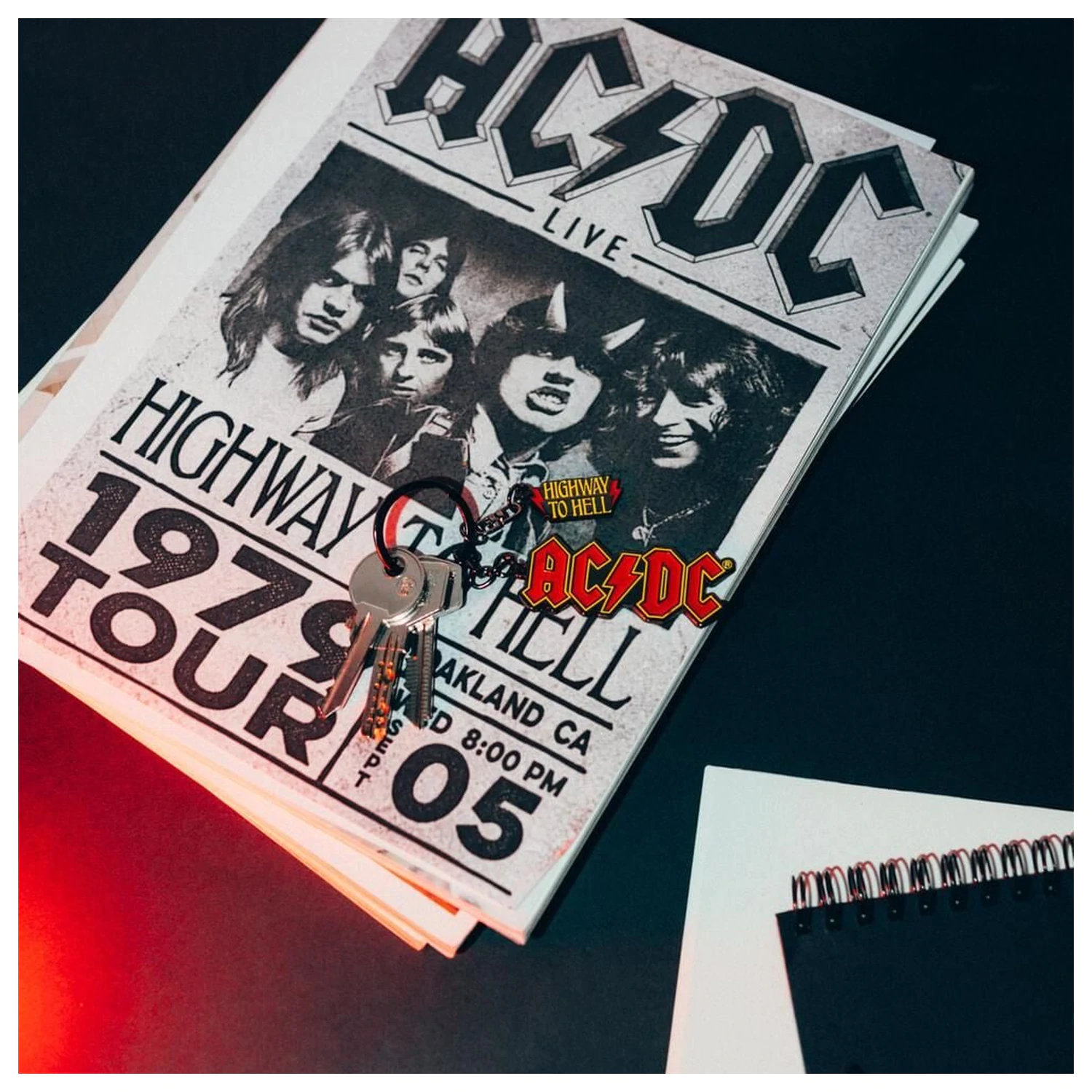 AC/DC klíčenka fotografii produktu