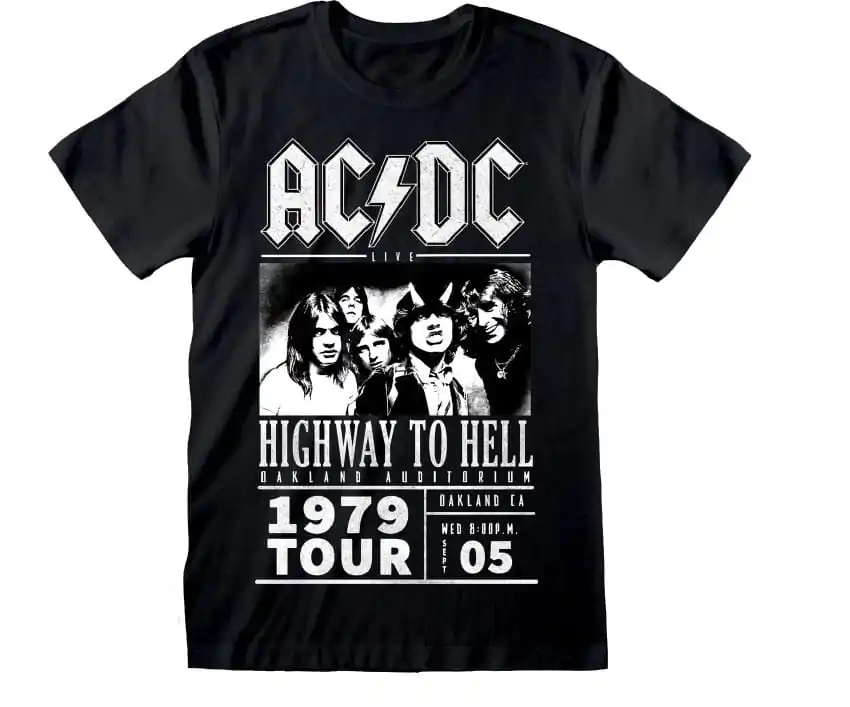 AC/DC Tričko Highway To Hell 1979 Tour Black fotografii produktu