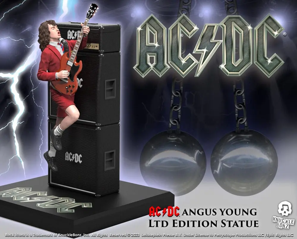 AC/DC Rock Iconz Socha Angus Young III 25 cm fotografii produktu