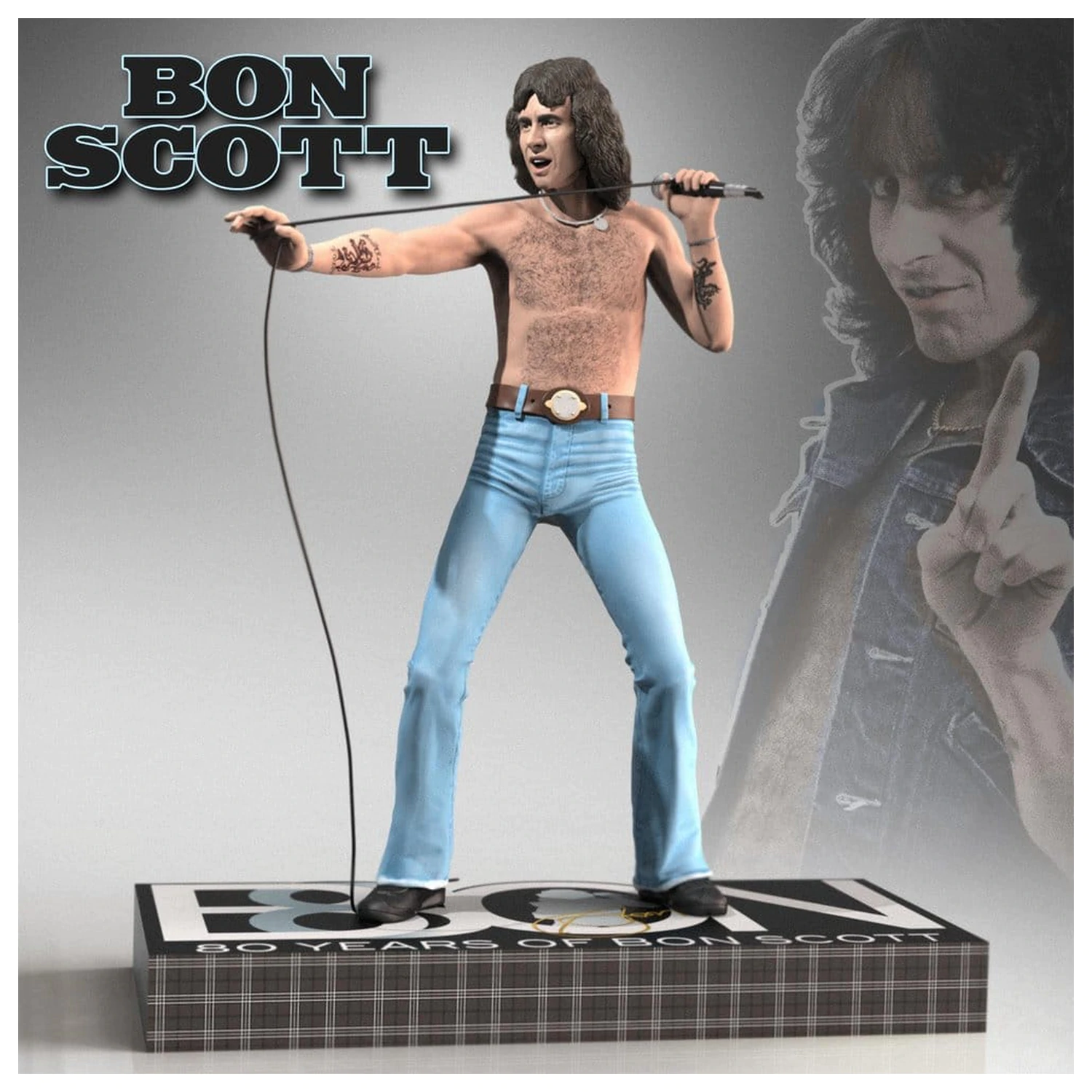 AC/DC Rock Iconz Socha Bon Scott III 22 cm fotografii produktu