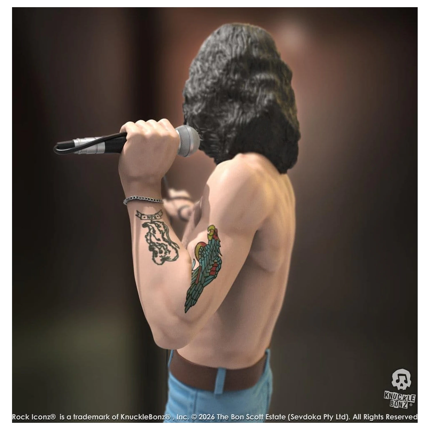 AC/DC Rock Iconz Socha Bon Scott III 22 cm fotografii produktu