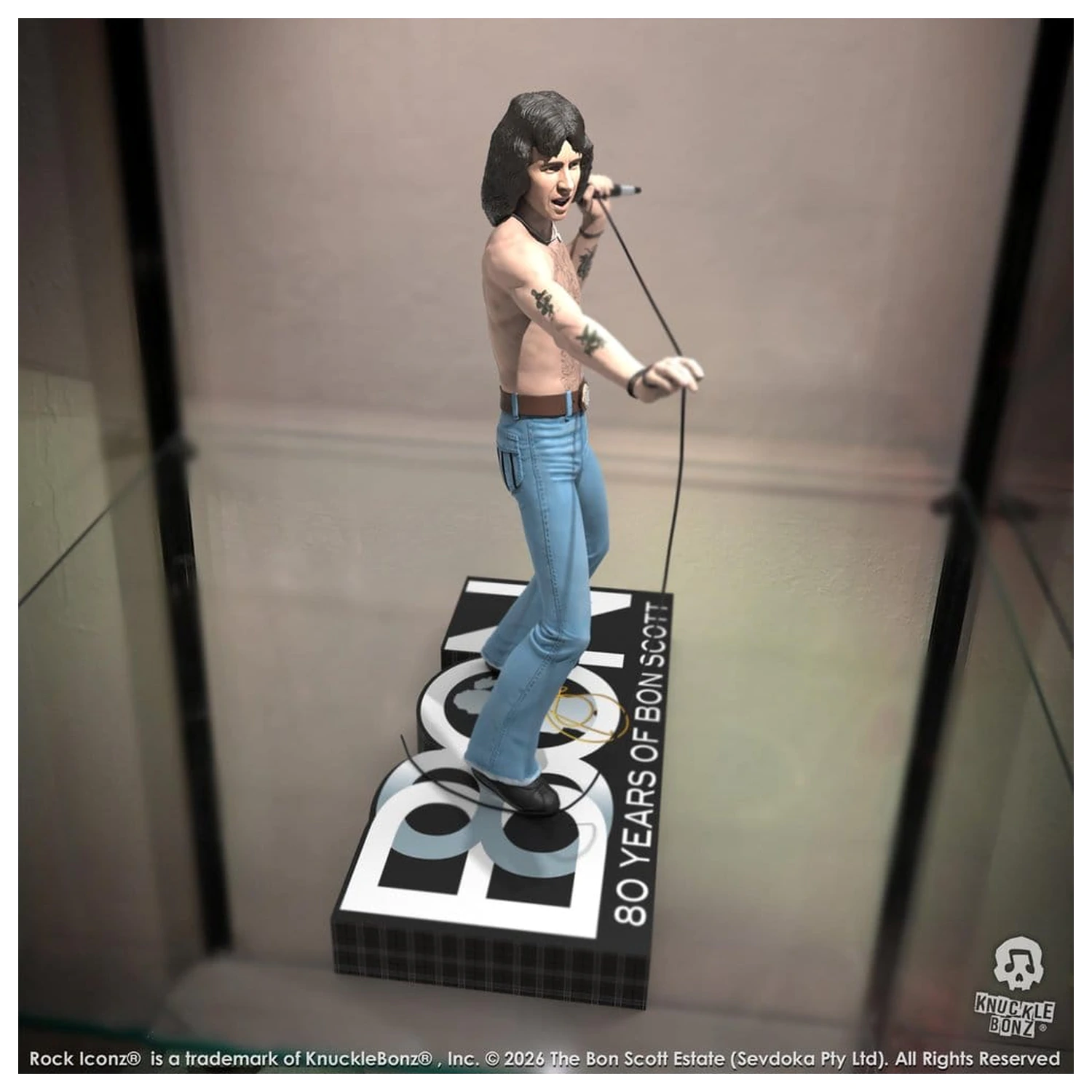 AC/DC Rock Iconz Socha Bon Scott III 22 cm fotografii produktu