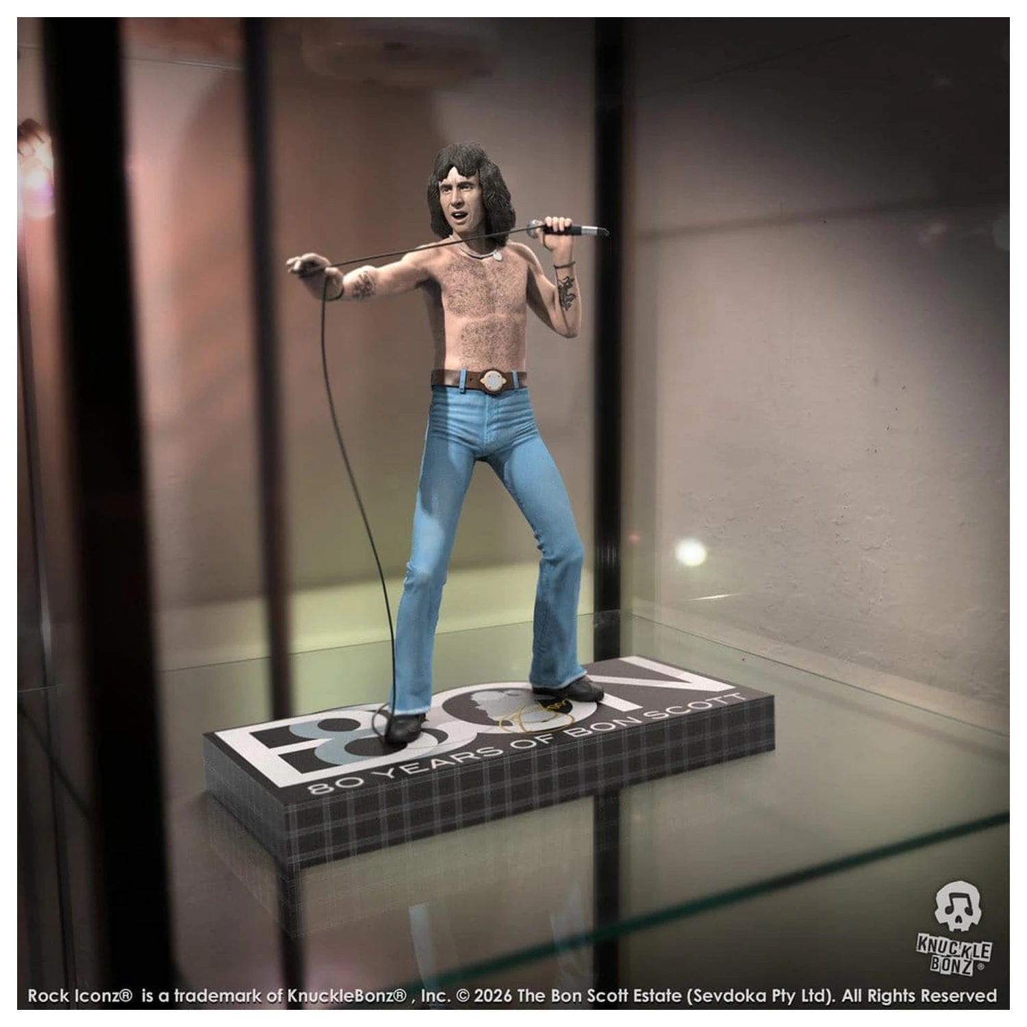 AC/DC Rock Iconz Socha Bon Scott III 22 cm fotografii produktu