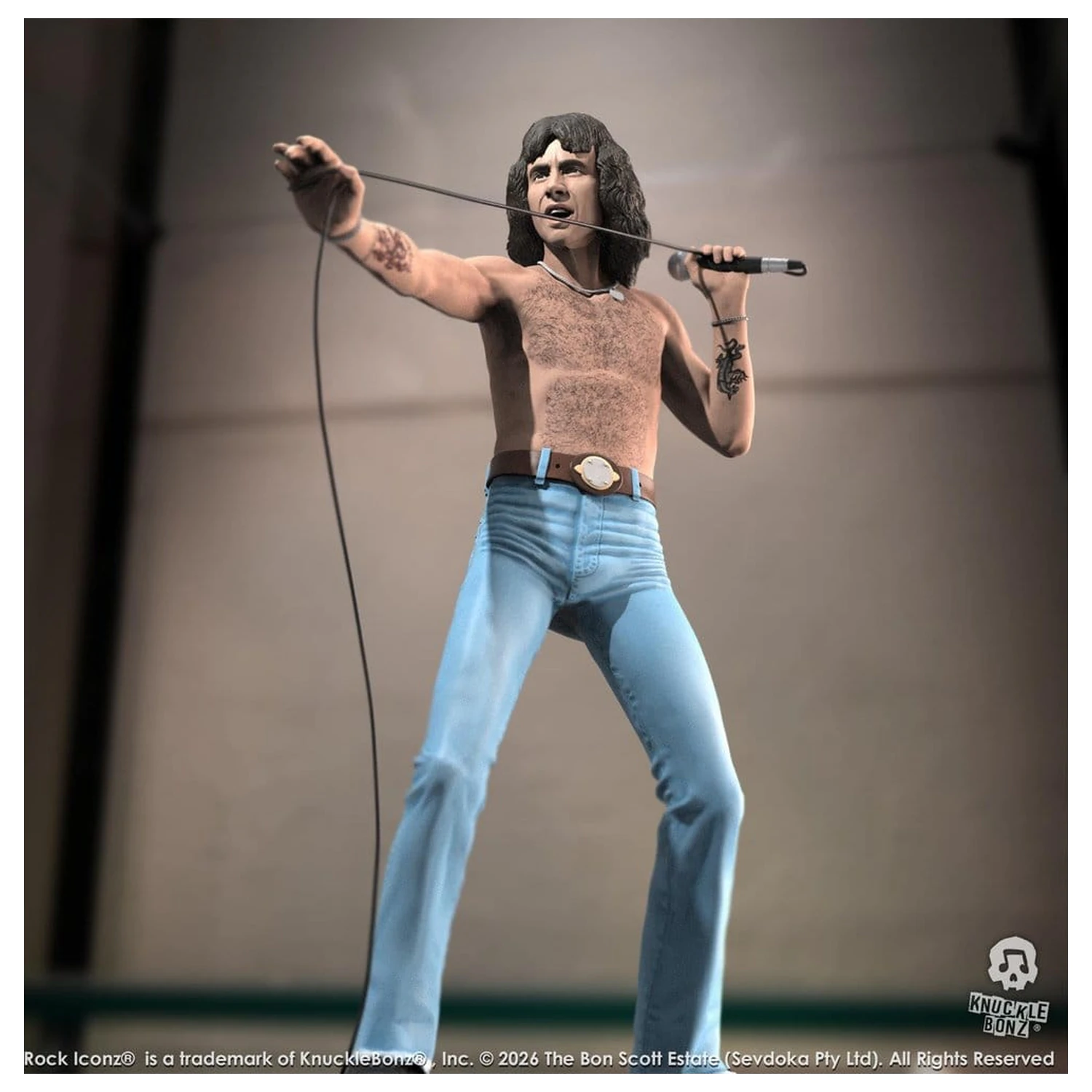 AC/DC Rock Iconz Socha Bon Scott III 22 cm fotografii produktu