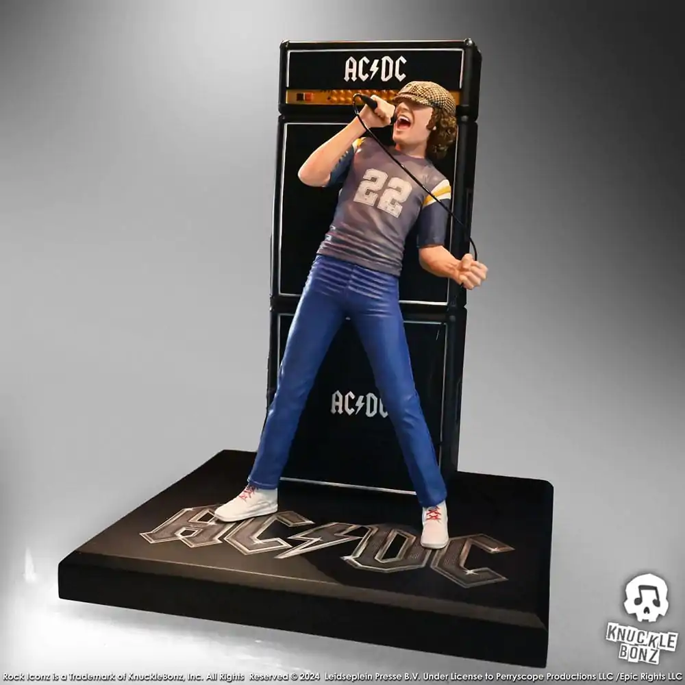 AC/DC Rock Iconz Socha Brian Johnson 23 cm fotografii produktu