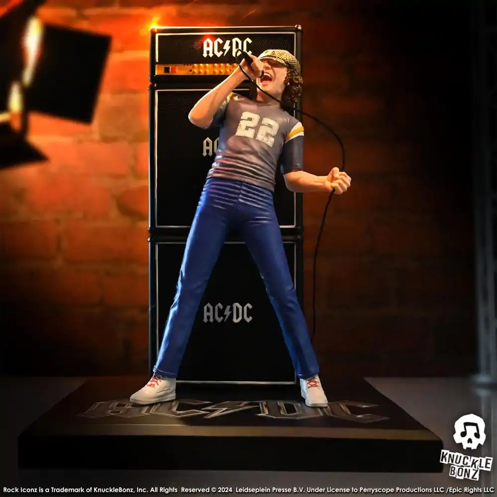 AC/DC Rock Iconz Socha Brian Johnson 23 cm fotografii produktu