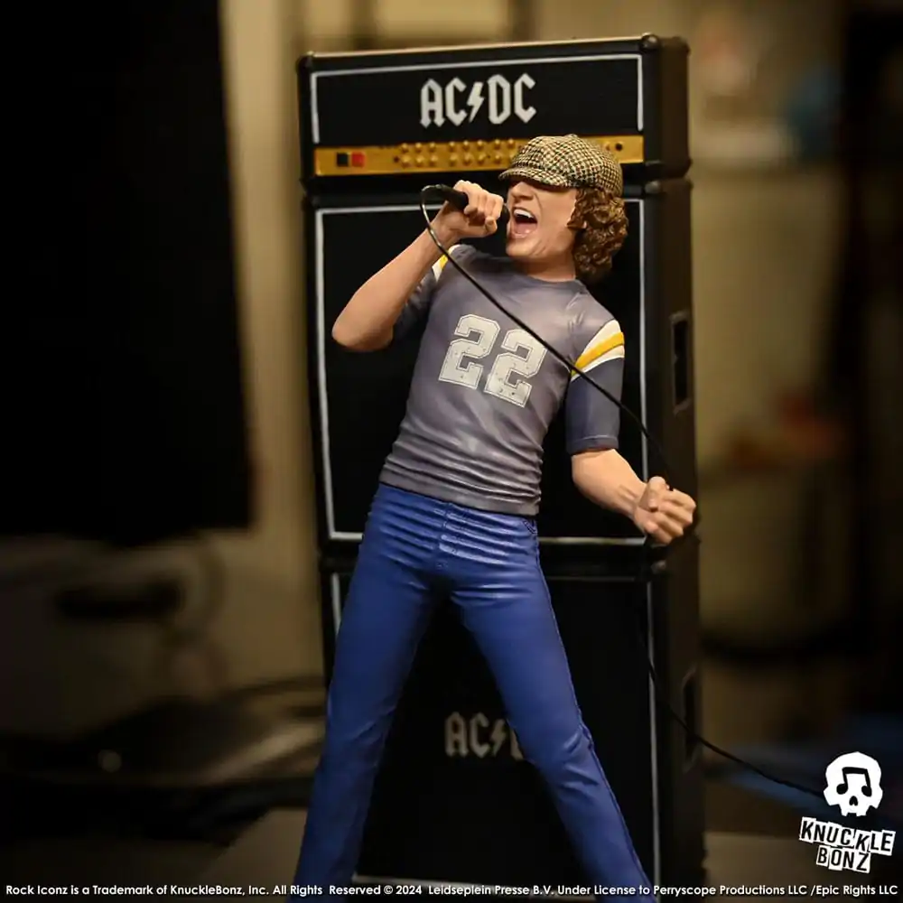 AC/DC Rock Iconz Socha Brian Johnson 23 cm fotografii produktu