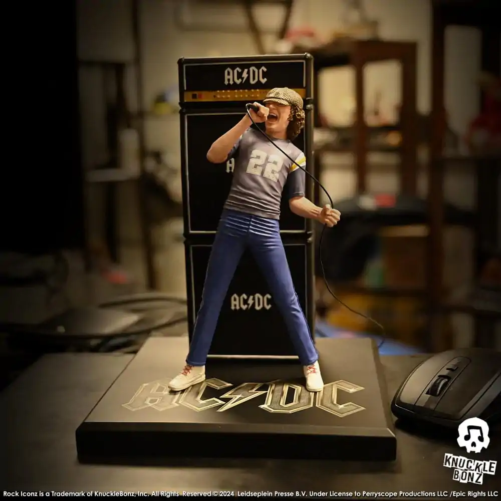 AC/DC Rock Iconz Socha Brian Johnson 23 cm fotografii produktu