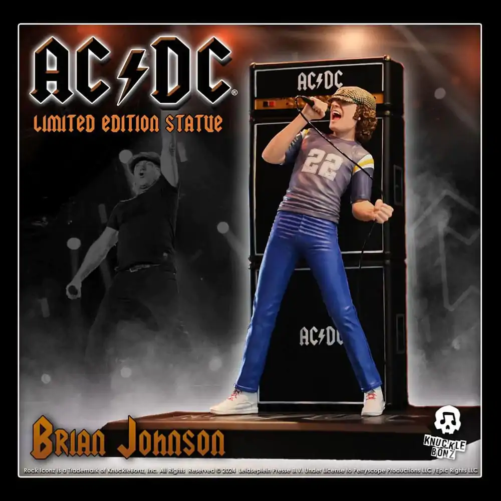 AC/DC Rock Iconz Socha Brian Johnson 23 cm fotografii produktu