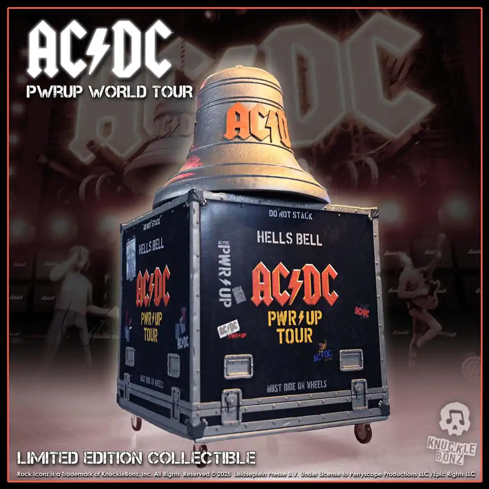 AC/DC Rock Ikonz On Tour Socha PWR UP Tour Hells Bell fotografii produktu