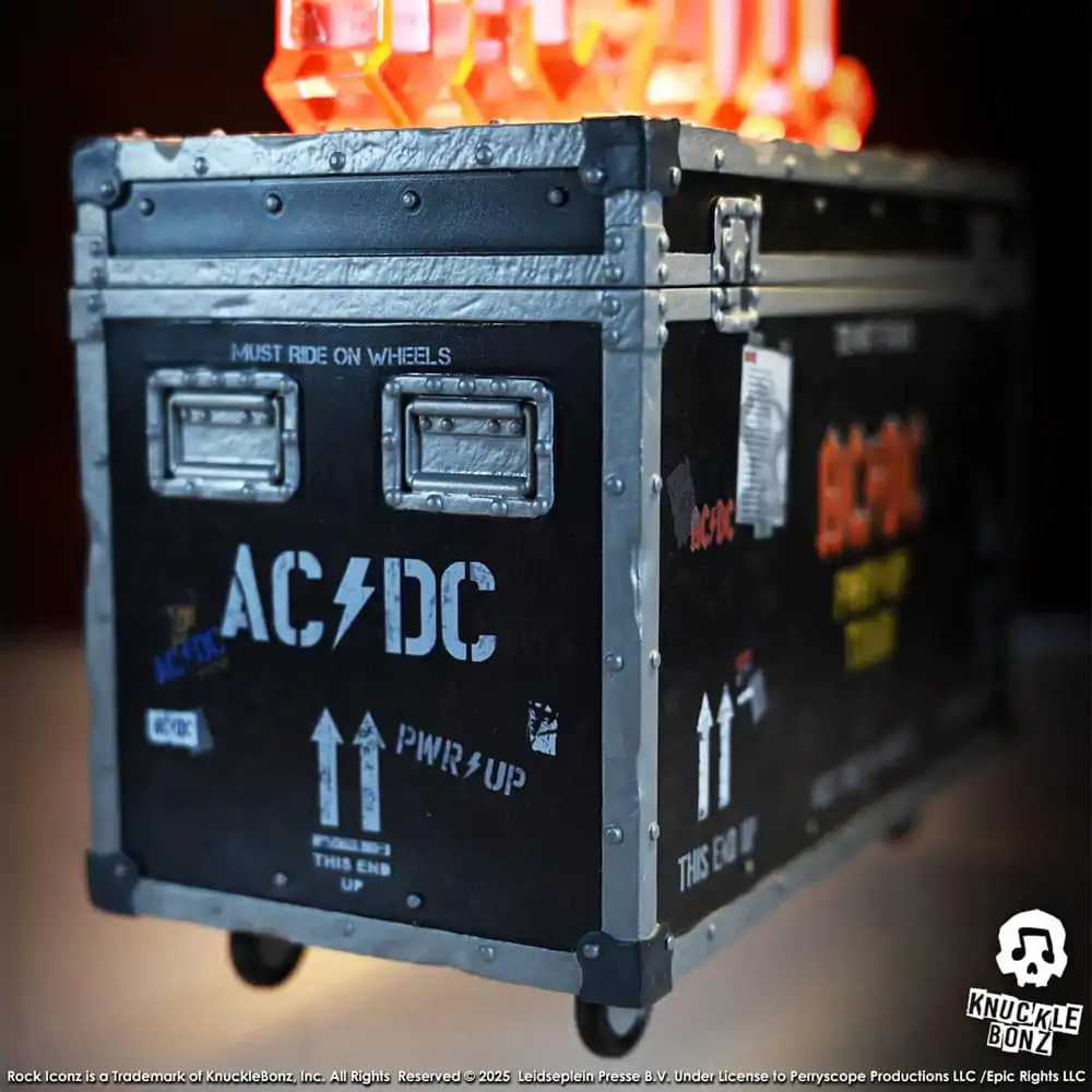 AC/DC Rock Ikonz On Tour Socha PWR UP Tour Road Case fotografii produktu