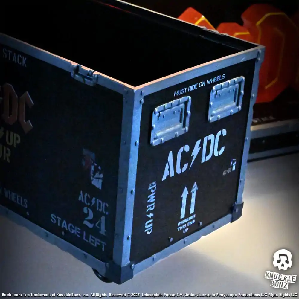AC/DC Rock Ikonz On Tour Socha PWR UP Tour Road Case fotografii produktu