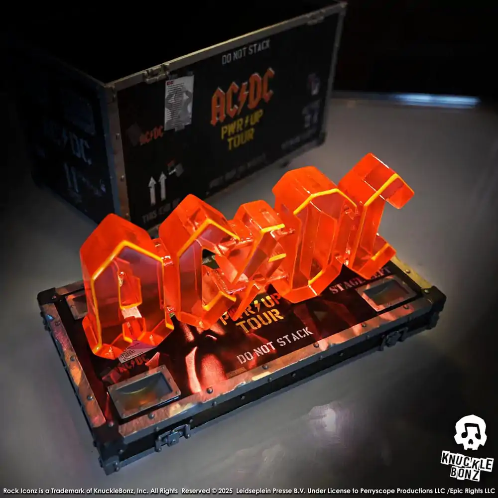 AC/DC Rock Ikonz On Tour Socha PWR UP Tour Road Case fotografii produktu
