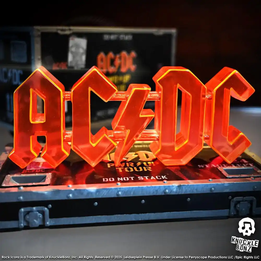 AC/DC Rock Ikonz On Tour Socha PWR UP Tour Road Case fotografii produktu