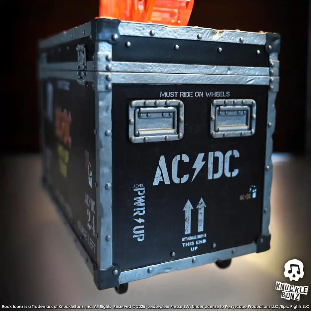 AC/DC Rock Ikonz On Tour Socha PWR UP Tour Road Case fotografii produktu