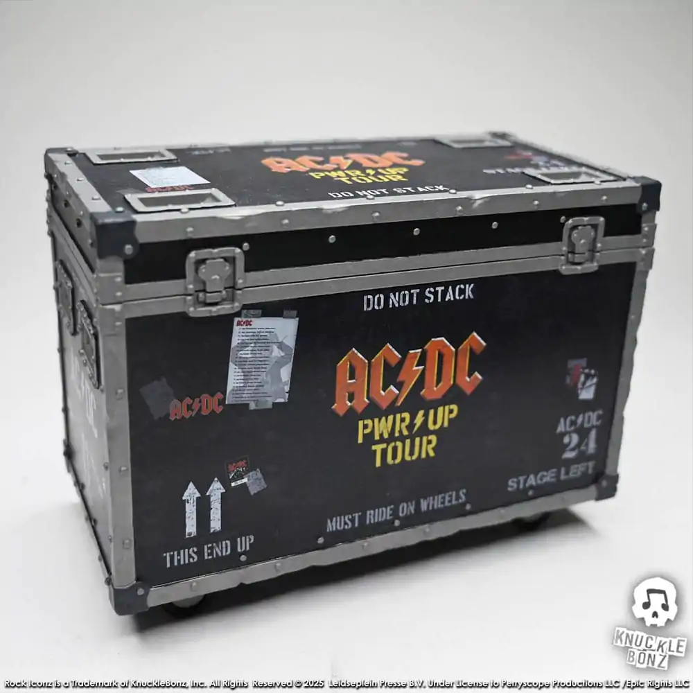 AC/DC Rock Ikonz On Tour Socha PWR UP Tour Road Case fotografii produktu