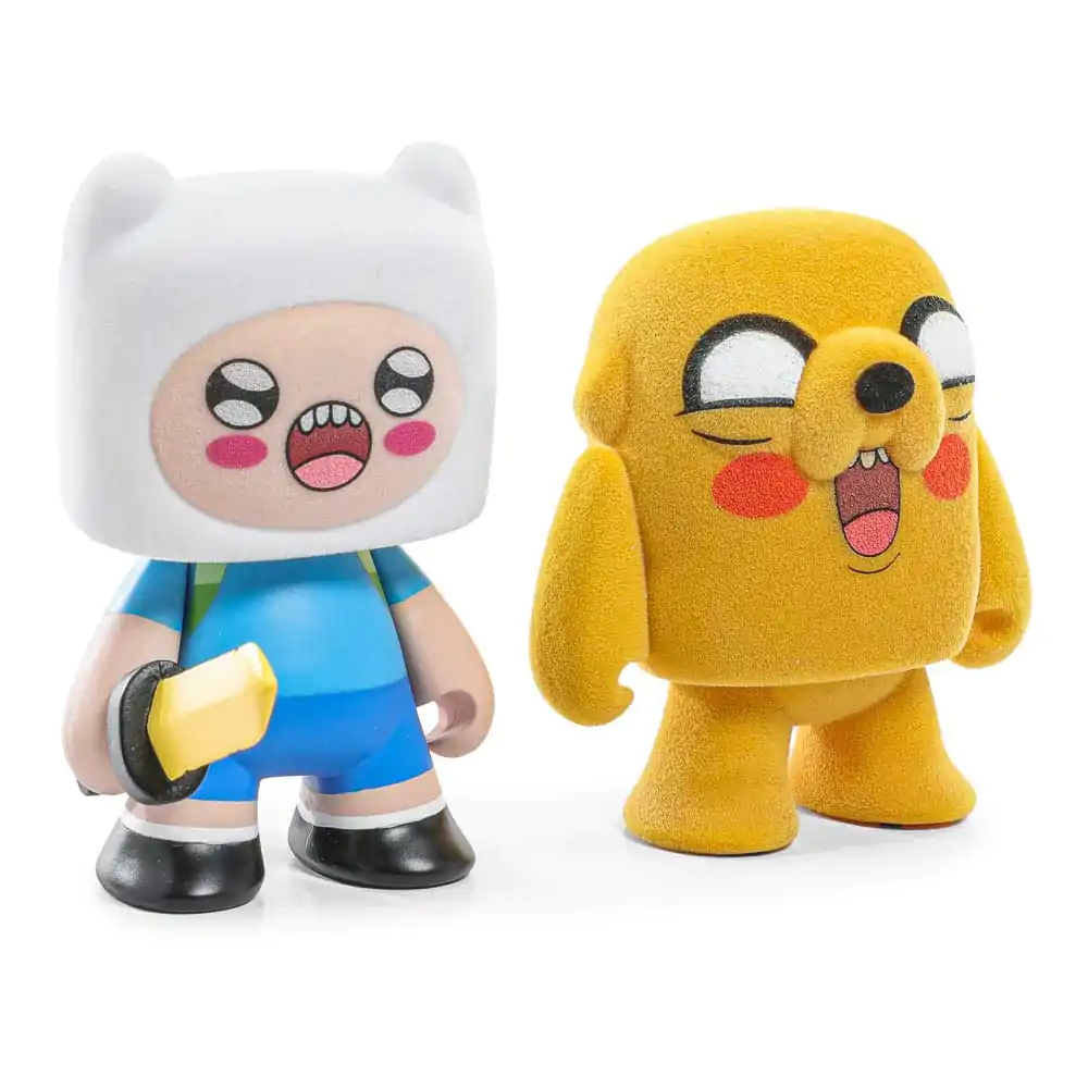 Adventure Time Mini-Figure 2-Pack Finn & Jake Flocked 7 cm, 2 kusy fotografii produktu