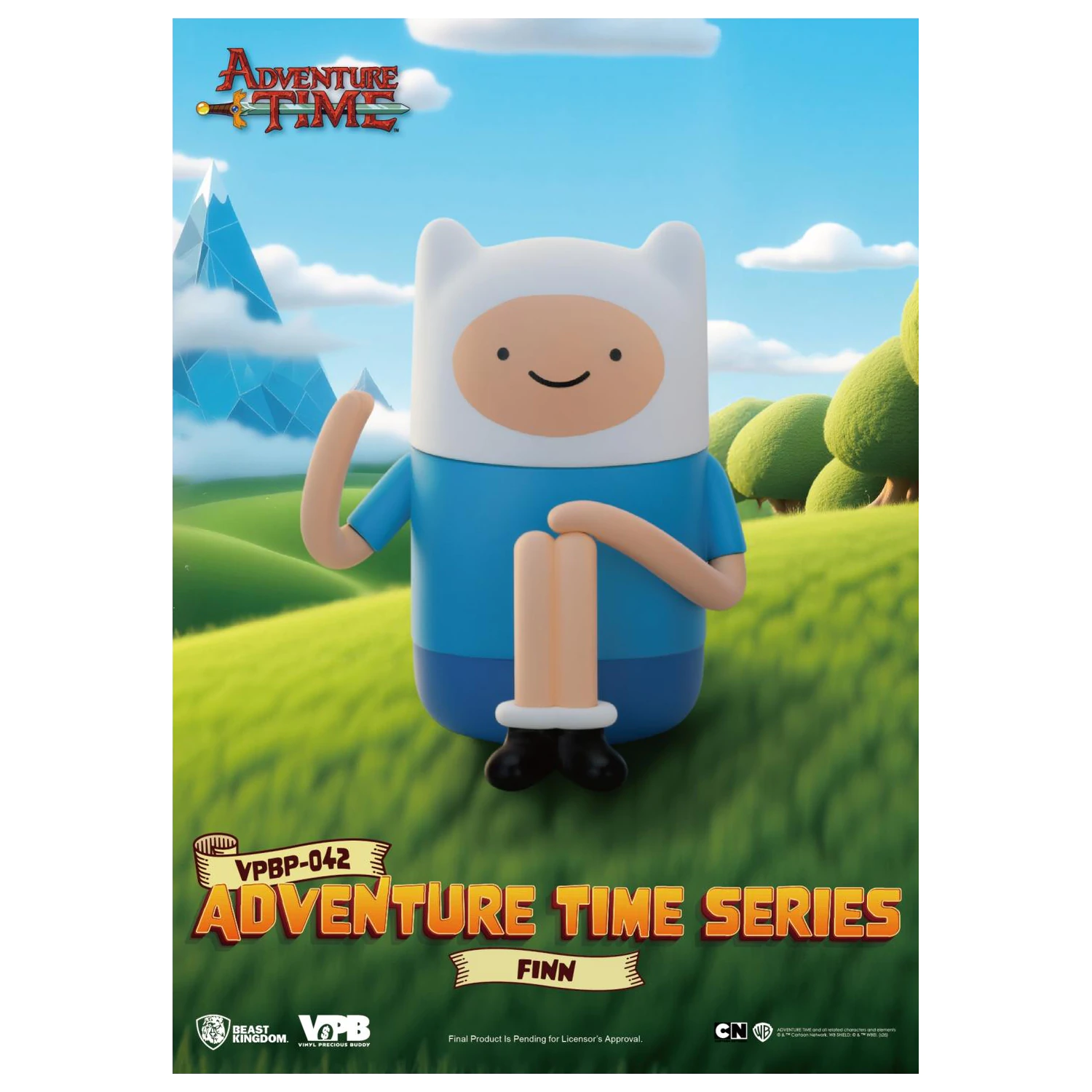 Adventure Time Finn Pokladnička Vinylová Figurka 11,6 cm fotografii produktu