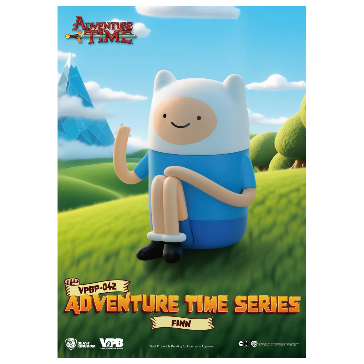 Adventure Time Finn Pokladnička Vinylová Figurka 11,6 cm fotografii produktu