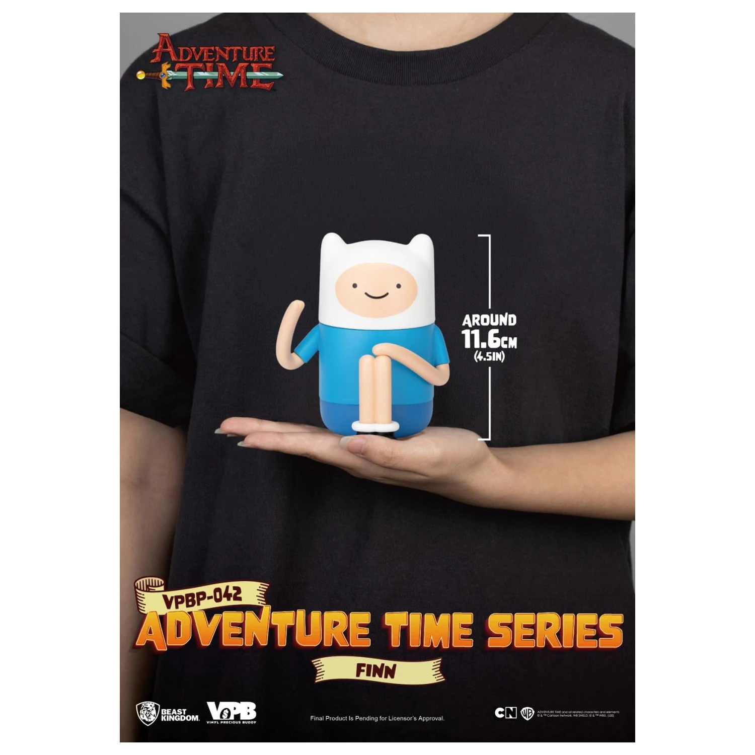 Adventure Time Finn Pokladnička Vinylová Figurka 11,6 cm fotografii produktu