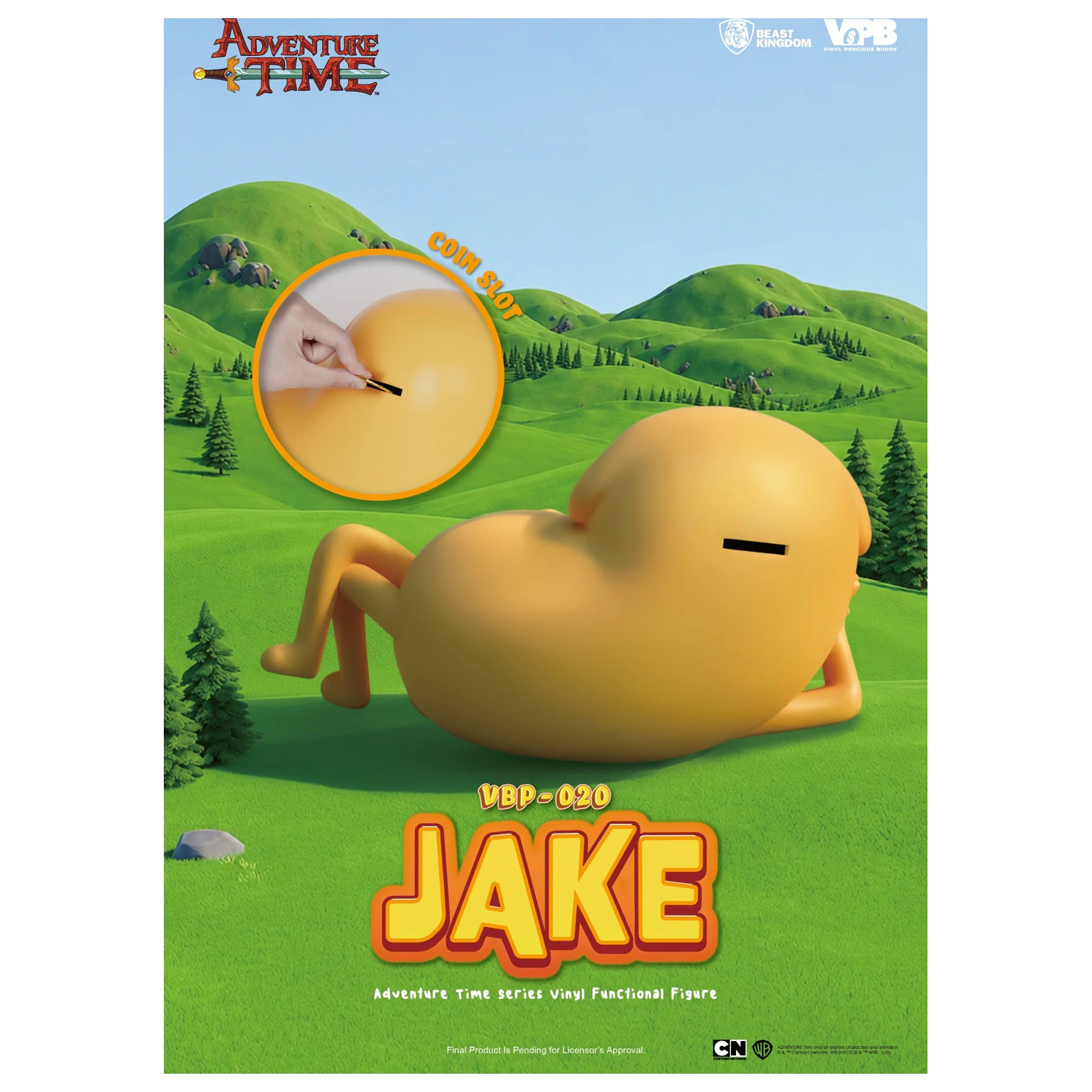 Adventure Time Jake prasátko 21cm fotografii produktu
