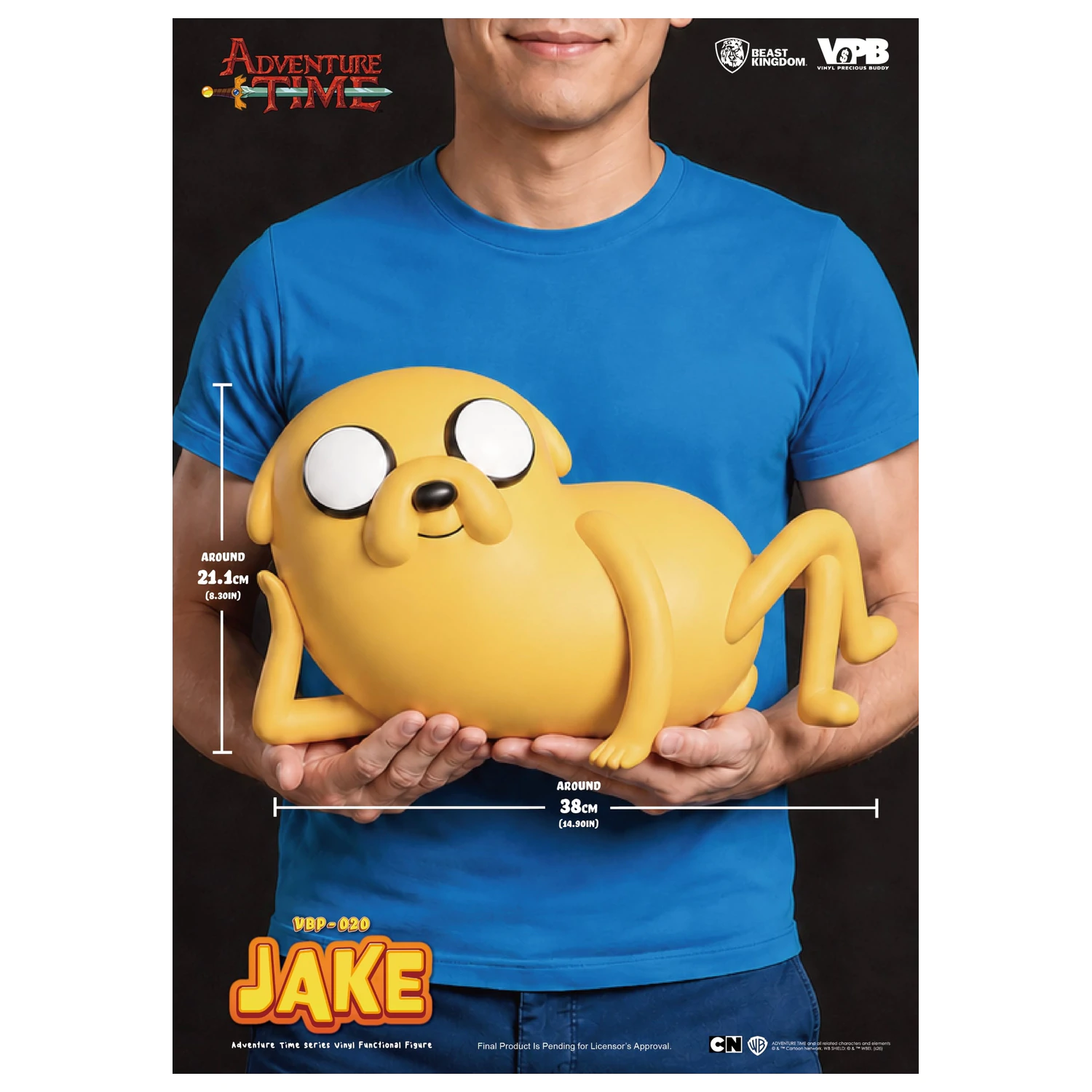 Adventure Time Jake prasátko 21cm fotografii produktu