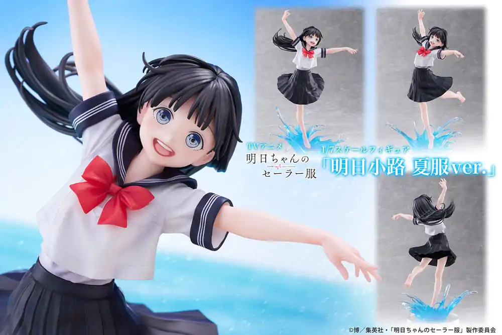 Akebi's Sailor Uniform Statue 1/7 Komichi Akebi Letní uniforma Verze 26 cm fotografii produktu