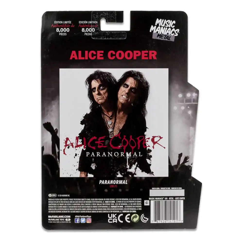 Alice Cooper Metal Music Maniacs akční figurka Alice Cooper 15 cm fotografii produktu