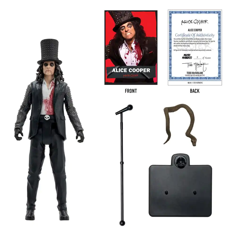 Alice Cooper Metal Music Maniacs akční figurka Alice Cooper 15 cm fotografii produktu