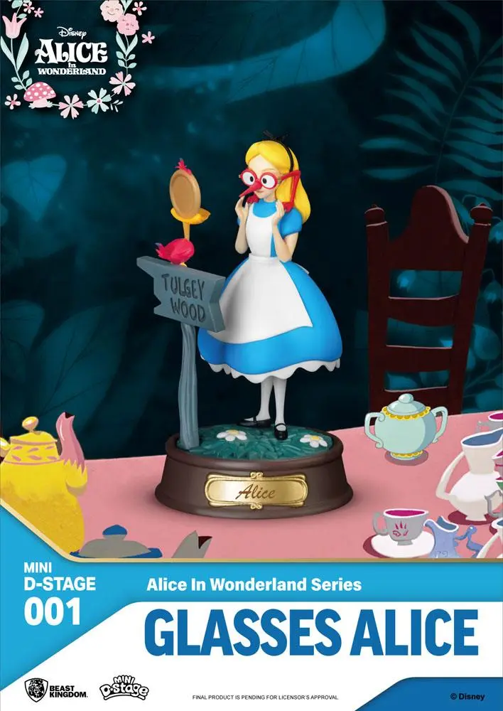 Alice in Wonderland Mini Diorama Stage Sošky 6-balení 10 cm fotografii produktu