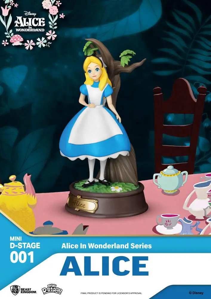 Alice in Wonderland Mini Diorama Stage Sošky 6-balení 10 cm fotografii produktu