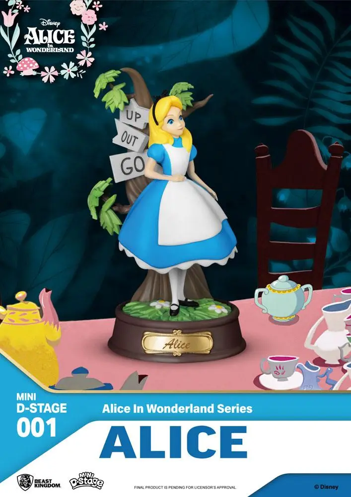 Alice in Wonderland Mini Diorama Stage Sošky 6-balení 10 cm fotografii produktu