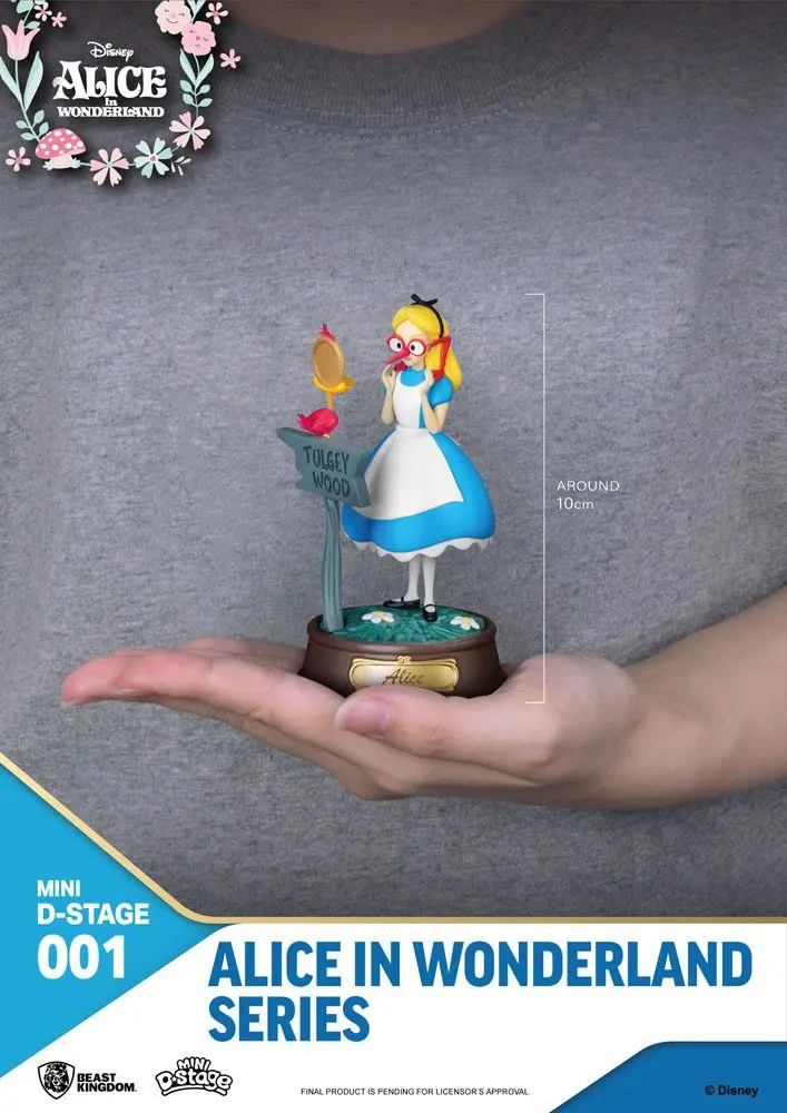 Alice in Wonderland Mini Diorama Stage Sošky 6-balení 10 cm fotografii produktu