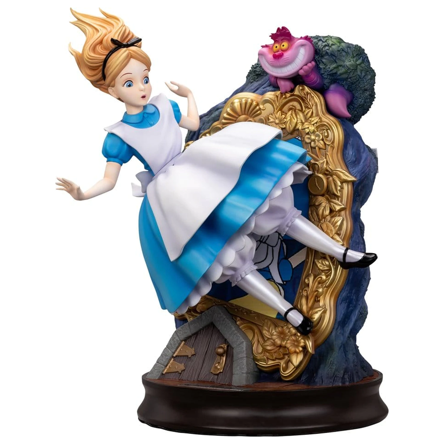 Alice in Wonderland Master Craft Socha Alice & The Cheshire Cat 40 cm fotografii produktu