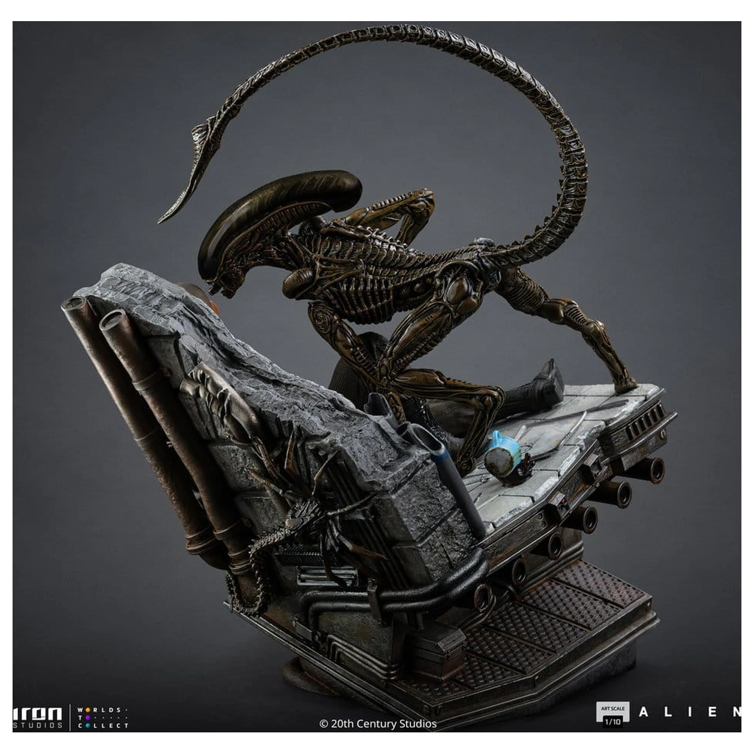 Alien 3 Art Scale Socha 1/10 Ellen Ripley a Dog Alien 23 cm fotografii produktu