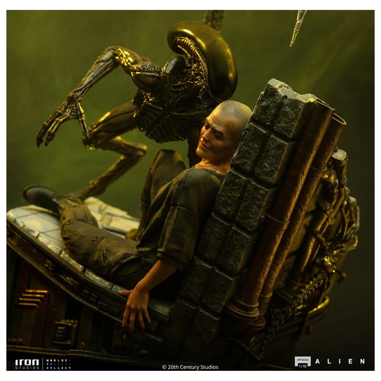 Alien 3 Art Scale Socha 1/10 Ellen Ripley a Dog Alien 23 cm fotografii produktu