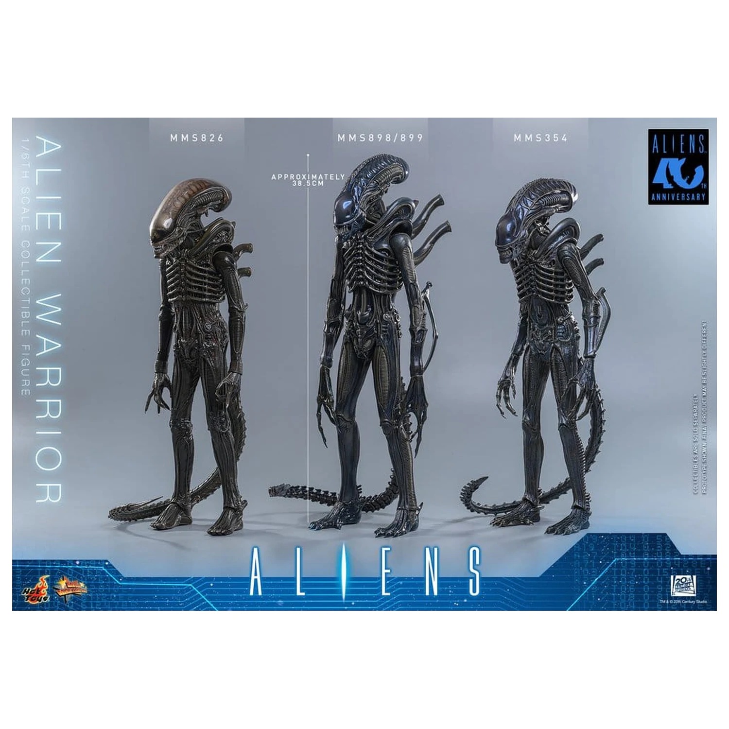 Alien Movie Masterpiece Akční figurka 1/6 Alien Warrior 39 cm fotografii produktu