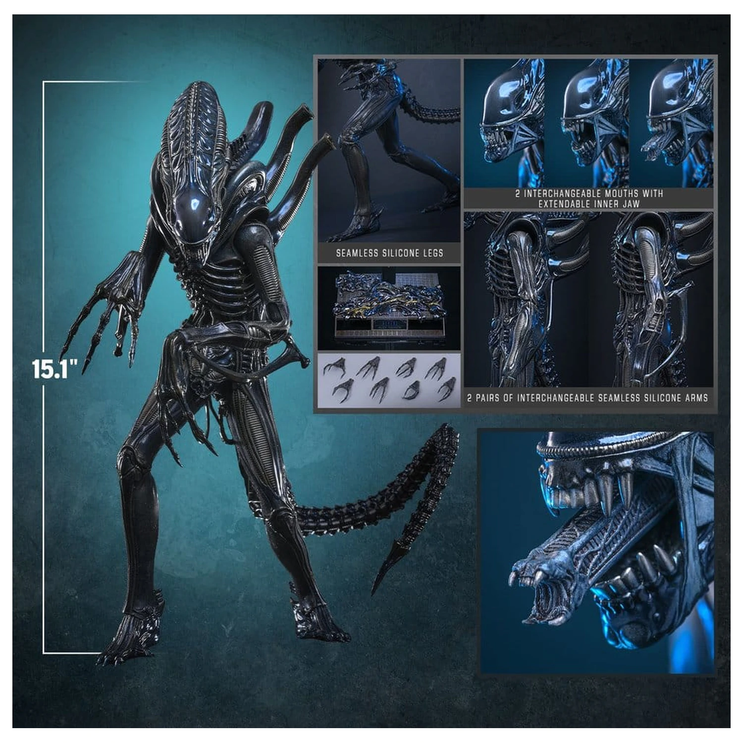 Alien Movie Masterpiece Akční figurka 1/6 Alien Warrior 39 cm fotografii produktu