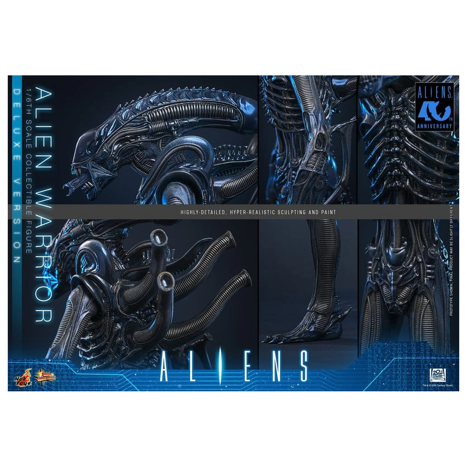 Alien Movie Masterpiece akční figurka 1/6 Alien Warrior (Deluxe verze) 39 cm fotografii produktu