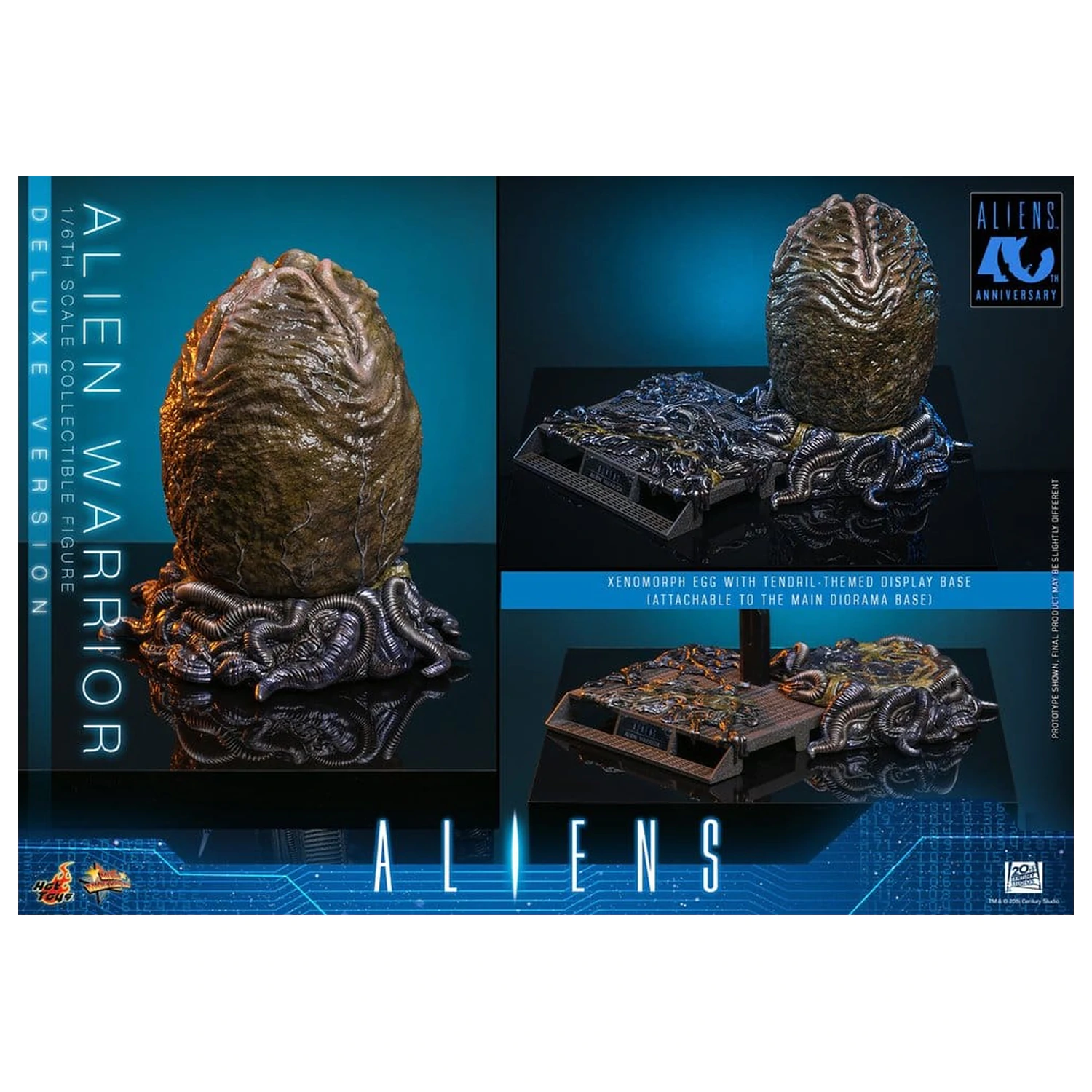 Alien Movie Masterpiece akční figurka 1/6 Alien Warrior (Deluxe verze) 39 cm fotografii produktu