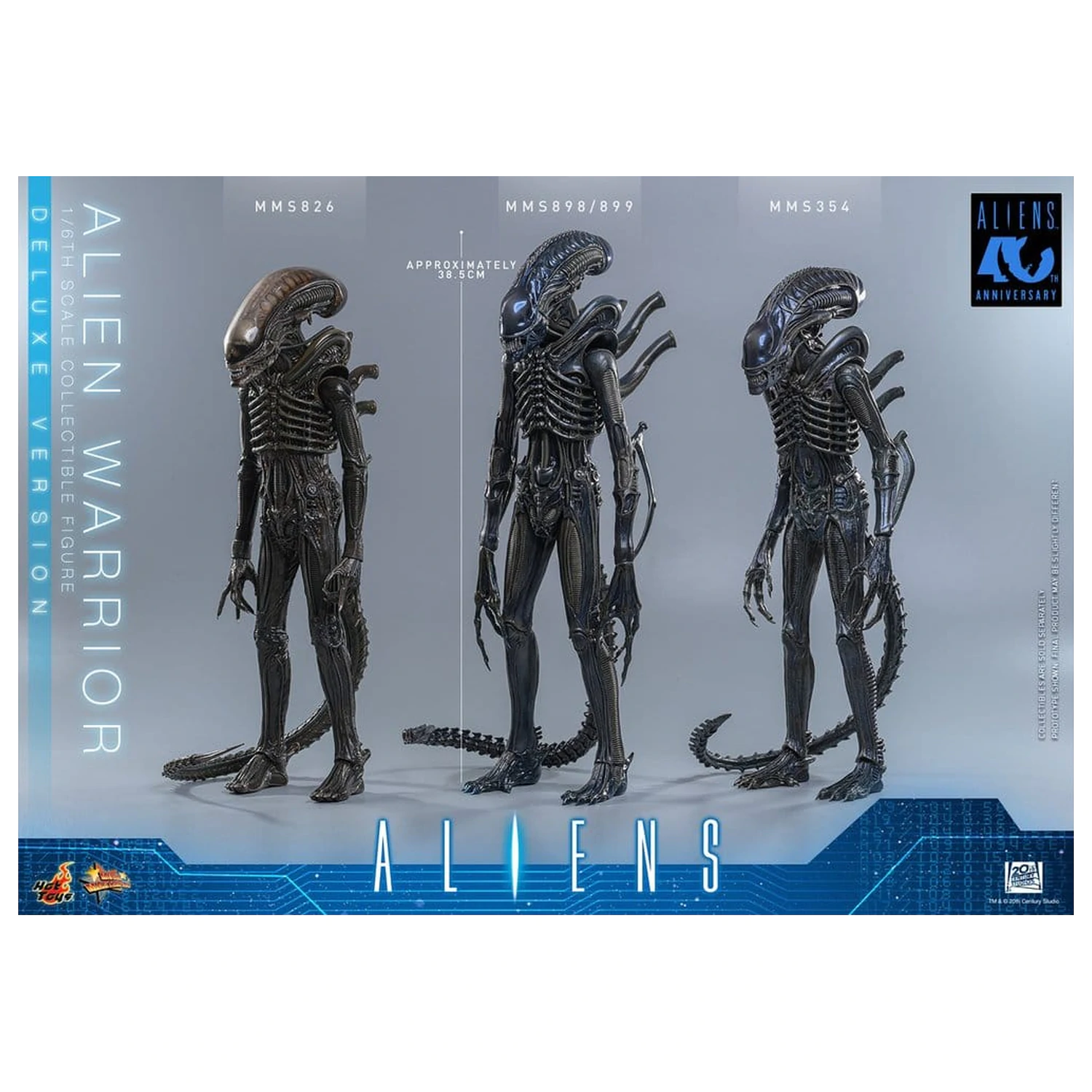 Alien Movie Masterpiece akční figurka 1/6 Alien Warrior (Deluxe verze) 39 cm fotografii produktu